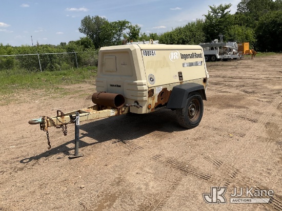 (Shakopee, MN) 2005 DOOSAN P185AWIR Air Compressor, trailer mounted Not Running, Condition Unknown, 