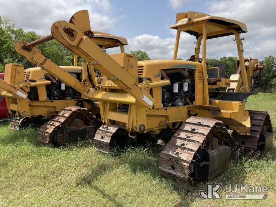 (La Grange, TX) 2013 Vermeer XTS1250 Crawler Vibratory Cable Plow Starts, Runs, Moves & Operates