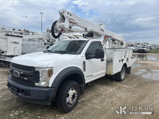(Waxahachie, TX) Altec AT40G, Articulating & Telescopic Bucket Truck mounted behind cab on 2018 Ford