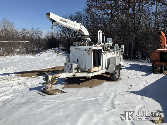 (Shakopee, MN) 2013 Bandit 1590xp Chipper (15in Disc), trailer mtd No crank, Doesn't start, Doesn't 