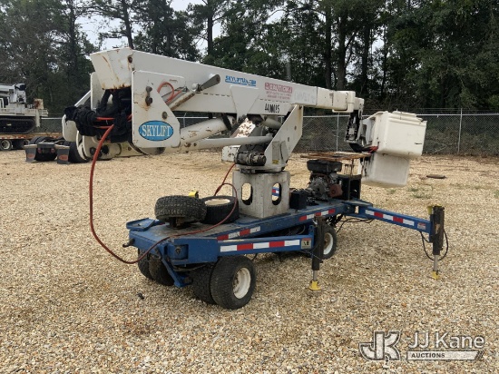(Robert, LA) Terex TL38P, Articulating & Telescopic Bucket mounted on 2005 Skylift Rubber Tired Back