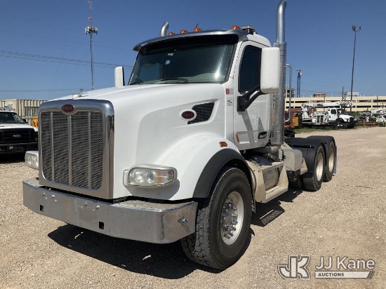 (Waxahachie, TX) 2018 Peterbilt 567 T/A Truck Tractor Runs & Moves, Cracked Windshield,
