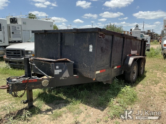 (San Antonio, TX) 2014 Texas Pride DT71414KBP T/A Dump Trailer Jump to Start, Lift Operates