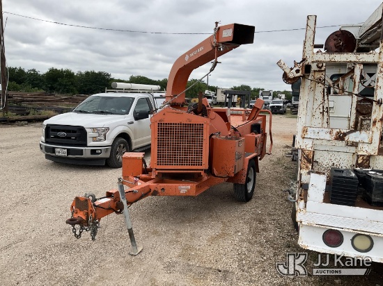 (San Antonio, TX) 2017 Morbark M12D Chipper (12in Drum) No Title) (Not Running, Condition Unknown, N