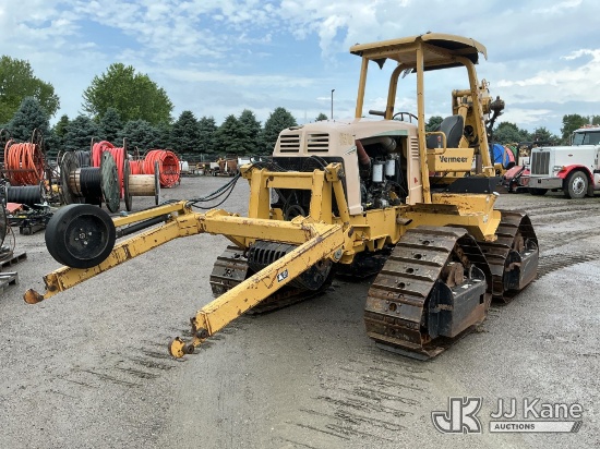 (Maple Lake, MN) 2010 Vermeer Corporation XTS1250 Crawler Tractor/Vibratory Cable Plow Runs, Moves, 
