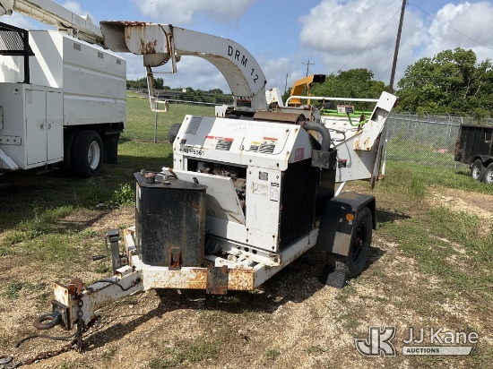 (Houston, TX) 2015 Altec DRM12 Chipper (12in Drum) No Title) (Not Running, Condition Unknown, Rust D