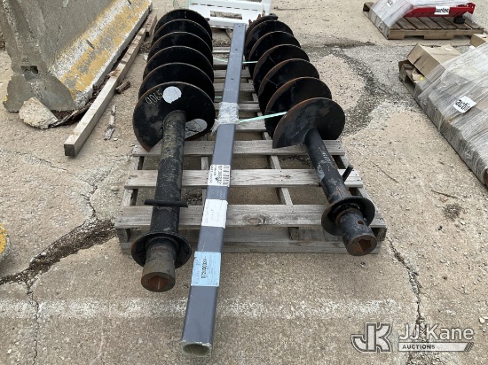 (Kansas City, MO) (Qty 2 18 Inch Rock Augers 2 & 5/8 Hex Shaft & 1 Qty 2 18 Inch Rock Augers 2 & 5/8