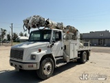 (Palisade, NE) Altec D945BR, Digger Derrick rear mounted on 2002 Freightliner FL70 Flatbed/Utility T
