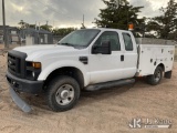 (North Platte, NE) 2009 Ford F250 SD 4x4 Extended-Cab Service Truck Runs & Moves) (Jump To Start, Se