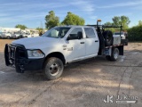(Shakopee, MN) 2015 RAM 3500 4x4 Flatbed/Service Truck Runs & Moves) (Paint Damage, Rust Damage, Bod