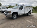 (South Beloit, IL) 2015 Chevrolet Silverado 2500HD 4x4 Service Truck Runs & Moves) (Body Damage, Pai