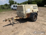 (Shakopee, MN) 2005 DOOSAN P185AWIR Portable Air Compressor, trailer mounted Runs, Towable, Body Dam