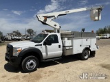 (South Beloit, IL) Versalift TEL29N-03, Telescopic Non-Insulated Bucket Truck mounted behind cab on 