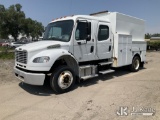 (South Beloit, IL) 2015 Freightliner M2 106 Crew-Cab Enclosed Service Truck Runs & Moves) (Check Eng