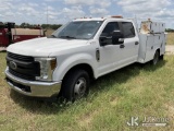 (La Grange, TX) 2018 Ford F-350 SD Crew-Cab Service Truck Not Running, Condition Unknown) (Battery M