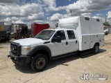 (South Beloit, IL) 2014 Ford F450 Enclosed High-Top Service Truck Runs & Moves) (Check Engine Light 