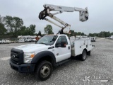 (Hawk Point, MO) Altec AT37G, Articulating & Telescopic Bucket Truck mounted behind cab on 2016 Ford
