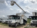 (Houston, TX) HiRanger XT55, Over-Center Bucket Truck mounted behind cab on 2008 International 4300 