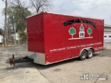 (South Beloit, IL) 2015 American Hauler T/A Enclosed Trailer Rear Door Damaged-Unusable, Floor Damag