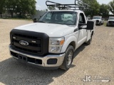 (Topeka, KS) 2012 Ford F250 Service Truck Runs & Moves) (Cracked Windshield, Jump To Start, Broken P