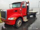 (San Marcos, TX) 2017 Peterbilt 337 Flatbed Truck Runs & Moves