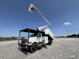 (Hawk Point, MO) Altec LR756, Over-Center Bucket Truck mounted behind cab on 2013 Ford F750 Chipper 