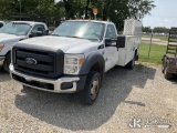 (Topeka, KS) 2012 Ford F450 Service Truck Not Running, (Key Missing) Condition Unknown, Bad Turbo, B