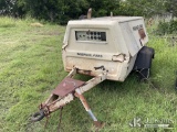 (La Grange, TX) 1996 Ingersoll Rand P185WJD Air Compressor, Trailer-Mounted Not Running, Condition U