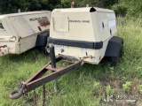 (La Grange, TX) 1999 Ingersoll Rand P185WJD Air Compressor, Trailer-Mounted Not Running, Condition U