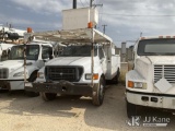 (San Antonio, TX) HiRanger 5FC-55, Bucket Truck mounted behind cab on 2002 Ford F750 Utility Truck N