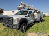(Joplin, MO) Altec AT37G, Articulating & Telescopic Bucket Truck mounted behind cab on 2016 Ford F55