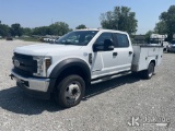 (Hawk Point, MO) 2019 Ford F550 4x4 Crew-Cab Service Truck Runs & Moves) (Check Engine Light On, Fro