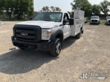 (Topeka, KS) 2012 Ford F450 Service Truck Runs & Moves) (Jump To Start ) (Seller States: Estimated M