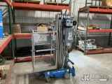 (Beatrice, NE) 2013 Genie AWP-30S Personnel Lift, Pneumatic Genie Lift. Seller States Everything Wor