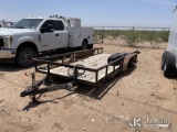 (Odessa, TX) 2001 C&M Trailers Equipment Trailer Missing wheels
