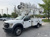 (Fayetteville, AR) Altec AT37G, Articulating & Telescopic Bucket Truck mounted behind cab on 2019 Fo