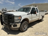 (Big Spring, TX) 2015 Ford F250 4x4 Extended-Cab Service Truck Runs & Moves