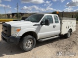 (Grand Island, NE) 2011 Ford F250 4x4 Extended-Cab Service Truck Runs & Moves) (Jump To Start, Seat 