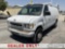 (Jurupa Valley, CA) 1999 Ford E250 Cargo Van Runs & Moves) Rust Damage To Roof & Ladder Rack, Front 