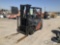(Jurupa Valley, CA) 2007 Toyota 8FGU25 Rubber Tired Forklift Not Running, Operation Unknown, Missing