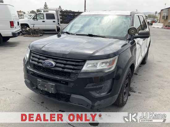 (Jurupa Valley, CA) 2016 Ford Explorer AWD Police Interceptor 4-Door Sport Utility Vehicle Runs & Mo