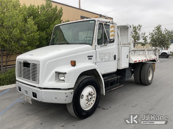 (Jurupa Valley, CA) 2003 Freightliner FL70 Dump Truck Runs & Moves