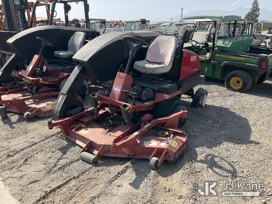 (Jurupa Valley, CA) Toro GROUND MASTER 228-D Zero Turn Riding Mower Not Running, Condition Unknown, 