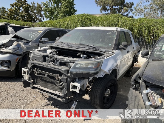 (Jurupa Valley, CA) 2016 Ford Explorer AWD Police Interceptor 4-Door Sport Utility Vehicle Not Runni
