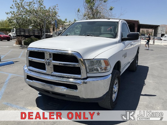 (Jurupa Valley, CA) 2016 Dodge 2500 4x4 Pickup Truck Runs & Moves) (Needs Battery, Lifter Knocking, 