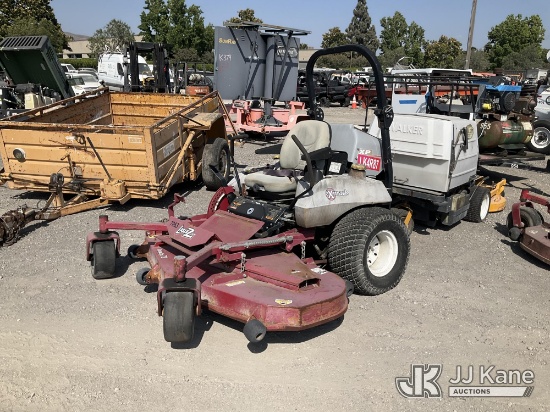 (Jurupa Valley, CA) ExMark Lazer Z Zero Turn Riding Mower Not Running, Condition Unknown, Flat Tire