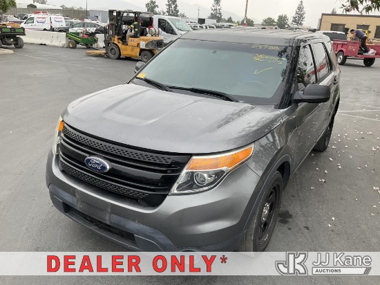 (Jurupa Valley, CA) 2014 Ford Explorer AWD Police Interceptor 4-Door Sport Utility Vehicle Runs & Mo