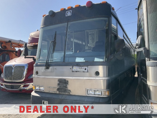 (Jurupa Valley, CA) 2006 MCI 102D3 I3TV Bus Not Running, Condition Unknown, & Door leading To The Ba