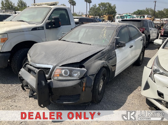 (Jurupa Valley, CA) 2013 Chevrolet Caprice Police Package 4-Door Sedan Wrecked, Not Running, Conditi