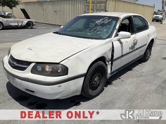 (Jurupa Valley, CA) 2002 Chevrolet Impala 4-Door Sedan Runs & Moves) (Slight Rod Knock, Front Driver